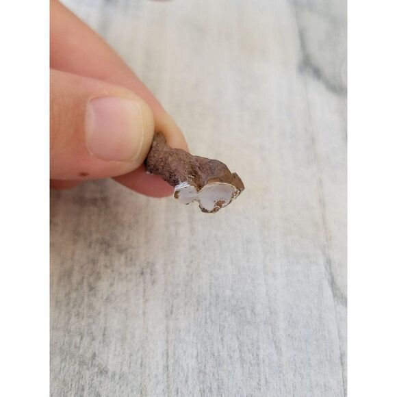 Mini brown rabbit bunny red eye village accessory Xmas - Picture 5 of 5